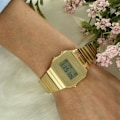 Miniatyrbillede 4 af 6: Ur - CASIO - A700WEVG-9AEF - Guld Rustfrit stål - Vandafvisende 3 bar - Digital gyllene