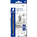Miniatyrbild 2 av 2: Pencilcase - STAEDTLER - Noris eco 183 - Triangulär - HB-mina - 12 stycken Svart