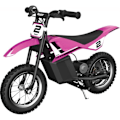 Miniatyrbillede 1 af 4: Moto Cross Elektrisk Barn Dirt Rocket MX125 - RAZOR - Rosa - 2 Hjul - Batteri - 40 minutter Rosa