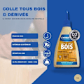 Miniatyrbillede 3 af 4: Colle bois - CYANOLIT - Træ og afledte produkter - 290 g - Høj styrke - Ideel til træ og afledte materialer