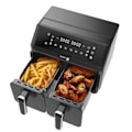 Miniatyrbillede 2 af 5: Fritøse uden olie FAGOR - Airfryer FG2X4L - Kapacitet 8L - Dobbelt kar 4L - 8 tilberedningsprogrammer - 2200W Svart
