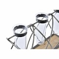 Miniatyrbillede 2 af 3: brun, sort, gennemsigtig vase design sommerhus 23,5 cm