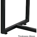Miniatyrbild 8 av 10: Wisfor Smalt Avlastningsbord, Hallbord, Konsolbord, Sidobord, Soffbord, Marmorbord, Hallmöbler, Svart, 100×30×79cm Black