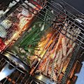 Pikkukuva 4 / 5: BBQ Ruostumattomasta Teräksestä Valmistettu BBQ-Verkkogrillikori Ulkokäyttöön Savustukseen