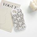 Miniatyrbillede 5 af 5: Kompatibel med iPhone 15 Cover Sødt Spejl Roset Kærlighed Hjerte Mønster til Kvinder Piger Bånd Design Stødsikkert Beskyttende Telef iPhone 15
