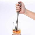 Miniatyrbilde 3 av 4: Cocktailmuddler i rustfritt stål med tagget hode, 26 cm, 1 stk
