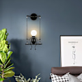 Miniatyrbillede 3 af 4: Bordlampe Buet Led Skrivebordslampe Moderne Minimalistisk Design 12w Varmt Hvidt Lys Kreativ Akryl Led Lampe Perfekt Indstilling Til Soveværelse Stue