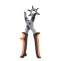Leather Hole Punch, Hole Puncher, Punching Tool, with 6 Interchangeable Hole Sizes, for Belts, Leather, DIY and Craft Projects