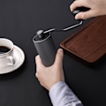 Miniatyrbillede 2 af 4: Håndkaffekværn CNC Rustfrit Stål Konisk Kværn, Intern Justerbar Indstilling Espresso Kværn, Fransk Presse C