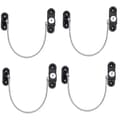 Miniatyrbild 5 av 5: Window Restrictor, Child Safety Cable Lock for Windows and Doors, Easy Installation for Home Security, White, 4-Pack White White