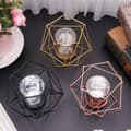 Miniatyrbillede 3 af 5: 1-pak Guld Pentagonal Julelysestage Moderne