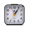 Silent Analog Alarm Clock - Black