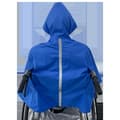 Premium universell vanntett poncho med hette, rullestol regn C