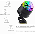 Miniatyrbilde 2 av 5: Oppgrader fullfarge discokule lys DJ lysshow lys LED mini festlys Dekorlys gavelampe magisk lys lydaktivert auto