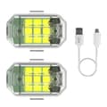 Miniatyrbild 1 av 5: High Brightness Wireless LED Strobe Light 7 Colors Cool Modification Lighting for Night Driving Remote Control Double Lamp remote control double lamp