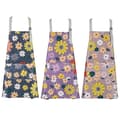 3-pack Matlagningsförkläde Justerbart Ärmlöst Förkläde Blommigt Köksförkläde för Bakning Trädgårdsarbete Städning