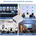Miniatyrbild 5 av 5: 2-port Network Switch, RJ45, 2-port Network Switch Selector, 100m 2 in 1 or 1 input 2 outputs