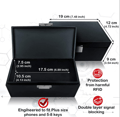 Extra Large Faraday Box for Car Keys - RFID Anti-Theft Cage for Car Security - Key Box