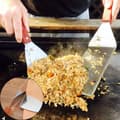 Miniatyrbillede 5 af 5: Teppanyaki Spatelsæt - Rustfrit stål - 2 Dele - Træhåndtag