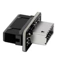 Miniatyrbilde 4 av 5: Høykvalitets USB-frontpaneladapter - Type-E hunn til USB 3.0 19 PIN hannadapter Intern Vertikal Header Splitter