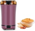Mini Peanut Butter Machine Portable Nut Grinder with Transparent Lid 150W Motor for Home Kitchen