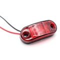 Miniatyrbillede 8 af 9: 10 stk. Advarselslys LED-diodelys Oval LED-sidemarkeringslampe Yellow