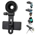 Telescope Phone Adapter, Universal Phone Holder Compatible with Binoculars, Monocular, Microscope, Sights, Telescope, Smart, A