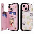 Printed Double Buckle RFID Anti-theft Mobile Phone Case for iPhone 15