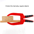Miniatyrbild 4 av 5: 4-delars Fjäderklämma, Hållbar Plast Lång Klämma, Nylon Fjäderklämma i 9 tum