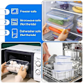 Miniatyrbilde 7 av 7: 16 deler Tupperware Fresh Food med lokk (8 beholdere, 8 lokk) Matboks for spiskammer No.9 Mbappé 26