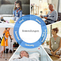Miniatyrbild 5 av 5: Nödlarmknapp för seniorer/Äldres nödlarm/Hemma nödlarm intern 150m SOS-alarm trådlöst för vårdbehövande patienter