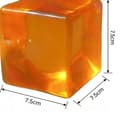 Miniatyrbillede 2 af 4: Stor klembar isterning fidgetlegetøj til børn, sensorisk fidgets-orange Orange Orange