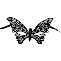 Miniatyrbillede 2 af 4: Kvinders Blondermaske Prom Maske Maskerade Bar Halloween Party Dekoration (Butterfly Style)