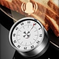 Miniatyrbillede 3 af 5: Mekanisk timer Miljøvenlig rustsikker rustfrit stål Manuel tidsmåler vækkeur til hjemmet Sort