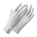 Miniatyrbilde 3 av 3: Solbeskyttelseshansker for kvinner, fullfinger berøringsskjermhansker, UPF 50+ sommer UV-beskyttelseshansker for golf, fotturer og