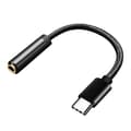 Miniatyrbilde 1 av 6: Type C til 3,5 mm hodetelefonadapter