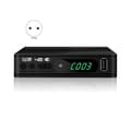 Miniatyrbillede 4 af 5: HD99 FTA HEVC 264 DVB T2 Digital TV-tuner 264 TV-modtager Full HD DVBT2 Videodekoder EU-stik