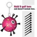 1 pc. Neat and tidy golf tee storage rack provides a
