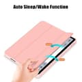Miniatyrbilde 5 av 5: 3-Folds Solid Color Tablet Case for Xiaomi Redmi Pad SE (Pink)