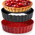 Pie molds with removable bottom, non-stick, 12 cm, 2 pcs
