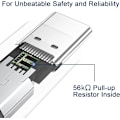 Miniatyrbillede 3 af 5: 4 stk. USB C-adapter, USB C til Micro USB-adapter Type C han til