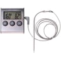 Kökstermometer - 0-300℃ - Sond - Timer - Idealisk för kött och grillning