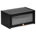 Black Bamboo Bread Box 40x25x20 cm