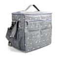 Miniatyrbilde 1 av 5: Universal Stroller Organizer med Koppbærere - Stroller Caddy med Stor Lagringsplass Passer for Barnevogn