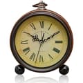 Retro Analog Alarm Clock Silent Vintage Alarm Clock Battery Operated Easy Use