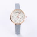 Personal Quartz Watch with Geometric Pattern and Small Dial Blue blue