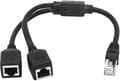 Ethernet Network Splitter, 1 Male To 2 Female Y Adapter Cable, Ethernet Extension Connector [DB]
