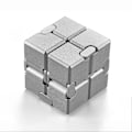 Pikkukuva 4 / 5: Premium Metalli Infinity Cube Kannettava Stressiä Lievittävä Leikki Black silver