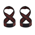 2st Figur 8 Tyngdlyftningsremmar Marklyft Handledsrem Pull-ups Handledsstöd Gymträning S S S S