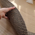Pikkukuva 2 / 5: Jute matto pyöreä, luonnonkuitu juutti 75cm